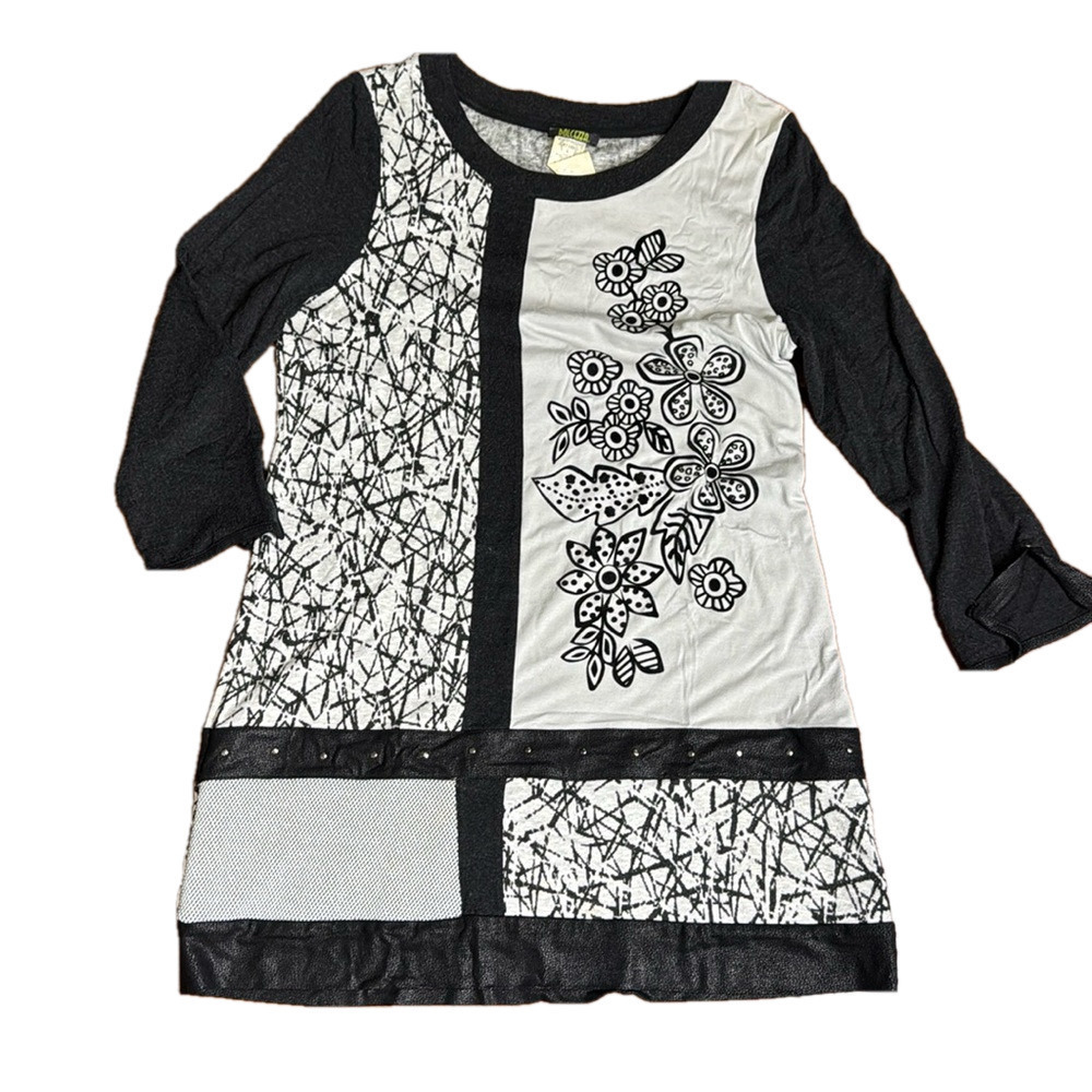 Dolcezza Long Sleeve Jersey Knit Dress
